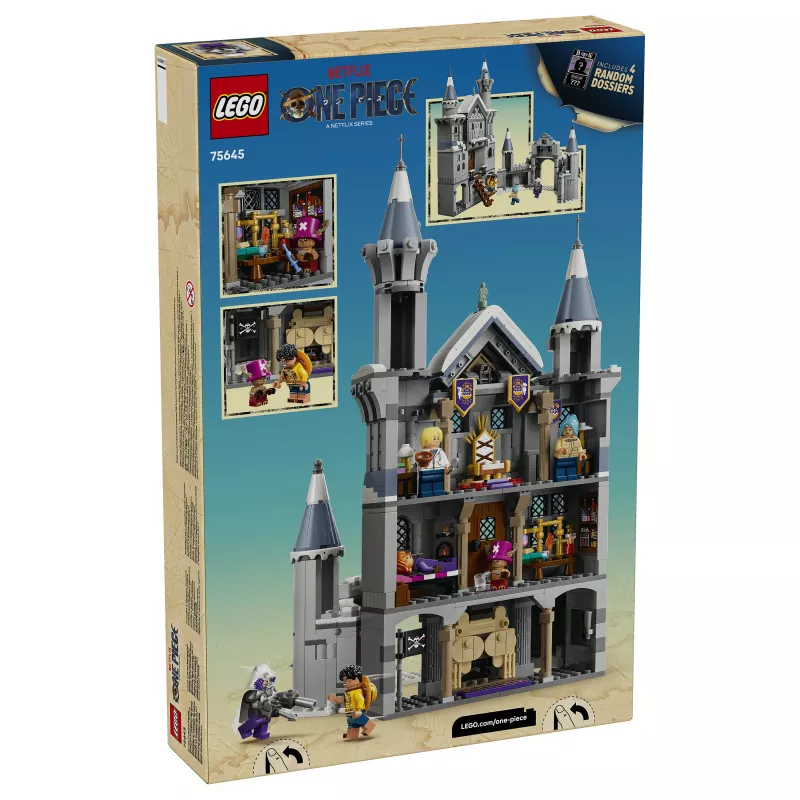 LEGO One Piece 75645 Set de construcción Battle at Drum Castle (1250 piezas, 7 minifiguras)