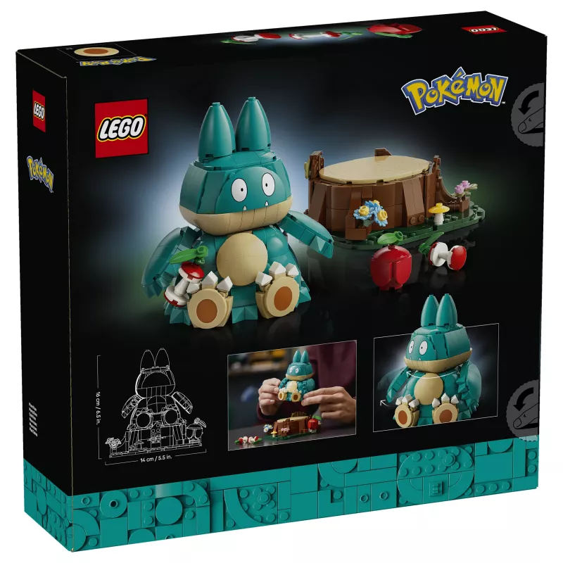 LEGO Pokémon 72150 Munchlax figura de exposición para construir, para adultos (757 piezas)