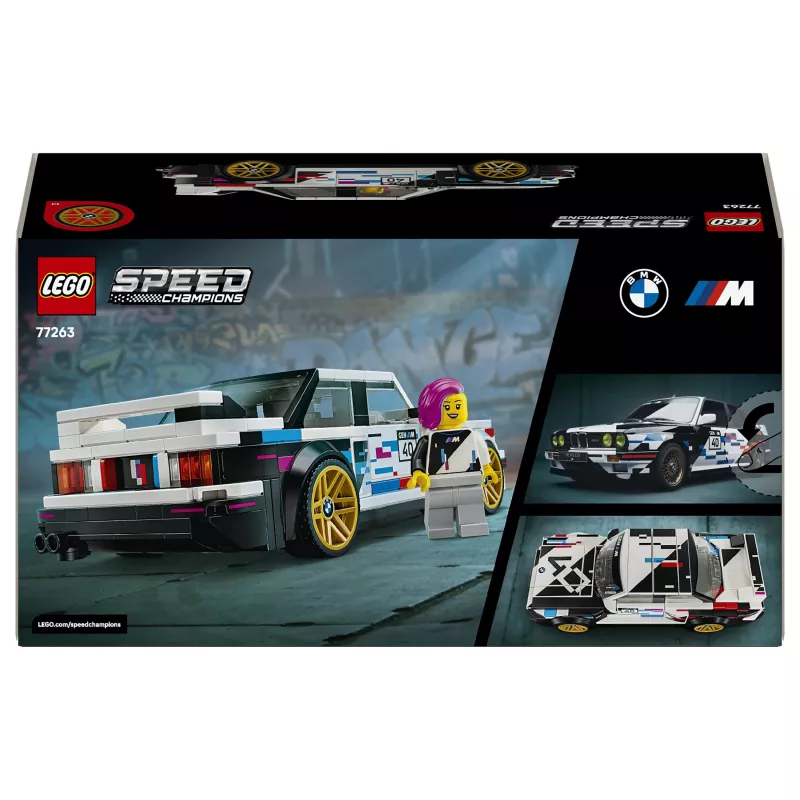 LEGO Speed Champions 77263 Coche de carreras BMW M3 (E30) set de construcción