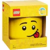 LEGO Storage Head Silly Large Yellow 8.5L recipiente de almacenamiento cabeza de minifigura