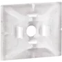 Legrand 032065 Base para bridas, autoadhesiva y atornillable, natural, 100 uds.