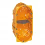 Legrand Batibox Caja para tabique hueco 2 elementos 2 módulos profundidad 50 mm 080052