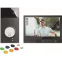 LEGRAND Bticino Flex'ONE Kit de videoportero con placa de calle LINEA 3000 y monitor interior CLASSE 300X, 1 pulsador, negro 363943