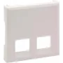Legrand Niloé Step Tapa doble (2 módulos) para RJ11/RJ45, Blanco ultra 864143