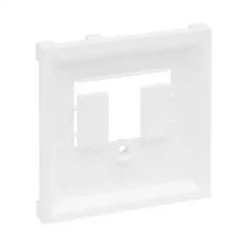 Legrand SEANO Placa central para cajas de comunicación TDO y TAE, blanco ultra