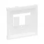 Legrand SEANO Placa central para cajas de comunicación TDO y TAE, blanco ultra