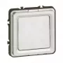 Interruptor y conmutador universal Legrand Soliroc 077811, 1 polo, 10AX, 250V, IP55, IK10, gris