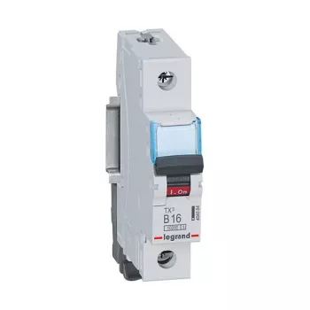 Legrand TX3 interruptor automático B16 1 polo 10kA 230/400V 1 módulo