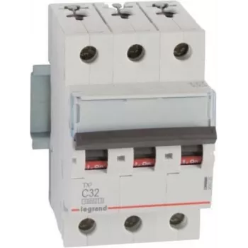 Legrand TX3 interruptor automático magnetotérmico MCB C 32A 3 polos 10kA 400V AC 3 módulos 404225