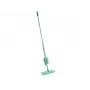 LEIFHEIT Picobello Micro Duo fregona con escurridor de palanca, cabezal de microfibra de 33 cm, mango de acero de 140 cm, verde/blanco