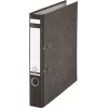 Archivador Leitz 1050 Standard A4 52 mm negro cartón reciclado con ranuras, agujero para el dedo, esquinas metálicas 1050-50-95