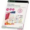 Leitz A4 Fundas de laminar, 80 micras, brillante, pack de 100, jam-free UDT 7430-00-02