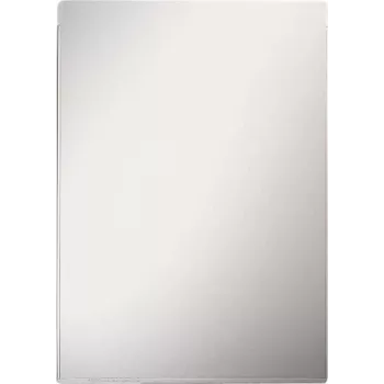 LEITZ funda de documentos A4 de PVC, abierta por arriba, granulado, borde resistente, 0,20 mm, transparente, pack de 100 (4084-00-00)