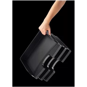 Leitz Click & Store Caja de almacenamiento de documentos A4, Negra, cartón laminado, 363 x 273 x 70 mm 5218-00-95