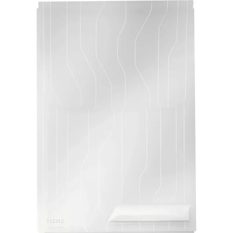 LEITZ CombiFile Maxi A4 Funda combinada de presentación y archivo, transparente, 0,20 mm PP, pack de 10 (4727-00-03)