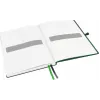 LEITZ Complete Cuaderno, formato iPad, cuadriculado, 80 hojas papel marfil 96 g/m², aspecto piel, negro 4473-00-95