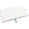 LEITZ Complete Cuaderno, formato iPad, cuadriculado, 80 hojas papel marfil 96 g/m², aspecto piel, negro 4473-00-95