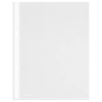 LEITZ Esselte Fundas A5 multitaladro 50 micras transparente pack de 100 23782