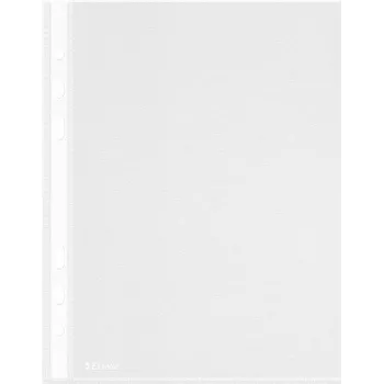 LEITZ Esselte Fundas A5 multitaladro 50 micras transparente pack de 100 23782