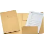 LEITZ Esselte carpeta jurídica, DIN A4, cartón manila, 275 g/m², chamois con 3 solapas en la solapa inferior, impresión de líneas en la cubierta frontal, 50 unidades (1033304)