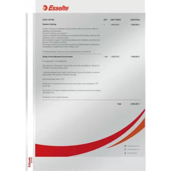 LEITZ Esselte Funda de documentos estándar A4, polipropileno, cristal transparente, 0,06 mm, apertura superior, segura para documentos, perforación múltiple, borde reforzado, pack de 100 (925008)
