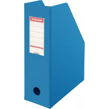 LEITZ Esselte revistero estándar DIN A4 azul 100 mm cartón recubierto de PVC 56075