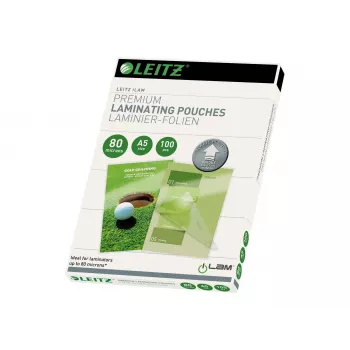 Leitz iLAM UDT fundas de laminar A5, 125 micras, transparente brillante, pack de 100 74920000