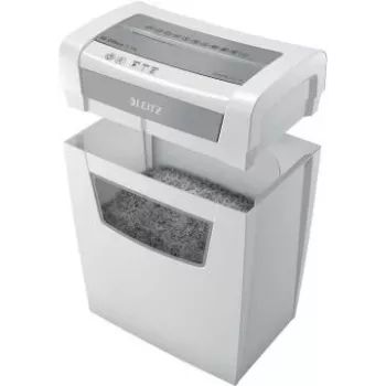LEITZ IQ Office S Destructora de documentos, P-4, 12 hojas, motor DC, blanco 8099-00-00