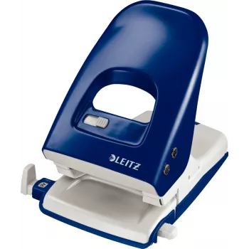 LEITZ Nexxt 5138 azul perforadora de 40 hojas y 2 agujeros con base metálica y parte superior de plástico 5138-00-35
