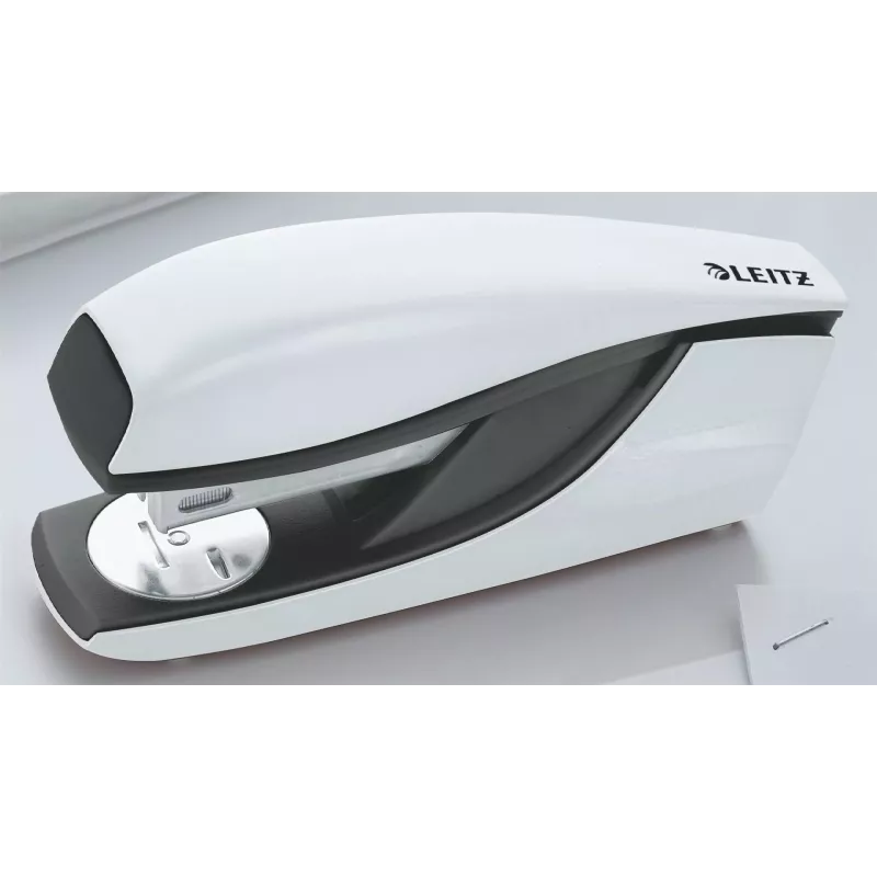 Leitz NeXXt 5502 WOW Grapadora de metal blanca 40 x 145 x 58 mm 260 g 5502-10-01