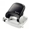 Leitz NeXXt Perforadora de mesa, 30 hojas, 2 agujeros, 5,5 mm, A4-A6, Folio, US-Quart, metal y plástico, Negra 5005-00-95