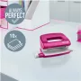 Leitz NeXXt Series WOW mini perforadora metálica, rosa, 2 taladros, 10 hojas, acabado metálico 5060-10-23