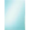 LEITZ Funda de documentos Premium A4, PVC, Azul, 0,15 mm, abierta por arriba y por los lados, apta para archivo, película rígida (4100-00-35)