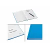 LEITZ Solid Cuaderno A4 rayado negro 80 hojas tapa dura cosido con goma, portabolígrafos, marcapáginas y bolsillo interior 46640030