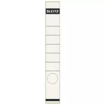 LEITZ etiquetas de lomo para archivadores, 39 x 285 mm, largas, estrechas, blancas, pack de 100 (1648-00-01)