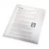 LEITZ funda de documentos estándar A4, polipropileno, granulado, azul, 0,13 mm, abierta por arriba y por los lados, segura para documentos, con pestaña 4000-00-35
