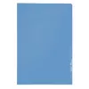 LEITZ funda de documentos estándar A4, polipropileno, granulado, azul, 0,13 mm, abierta por arriba y por los lados, segura para documentos, con pestaña 4000-00-35