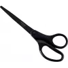 Leitz Titanium Quality Tijeras 180 mm, hojas de acero inoxidable con recubrimiento de titanio, mangos ergonómicos Soft-Grip, Negro/Rojo, para papel y tela 5419-60-95
