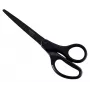 Leitz Titanium Quality Tijeras 180 mm, hojas de acero inoxidable con recubrimiento de titanio, mangos ergonómicos Soft-Grip, Negro/Rojo, para papel y tela 5419-60-95