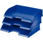Caja de almacenamiento Leitz WOW A4, azul metálico, 70 mm de lomo, Click & Store 5218-00-35