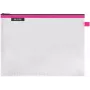 LEITZ WOW Traveller bolsa con cremallera grande, rosa, resistente al agua, A4, 1 ud. 4026-00-23