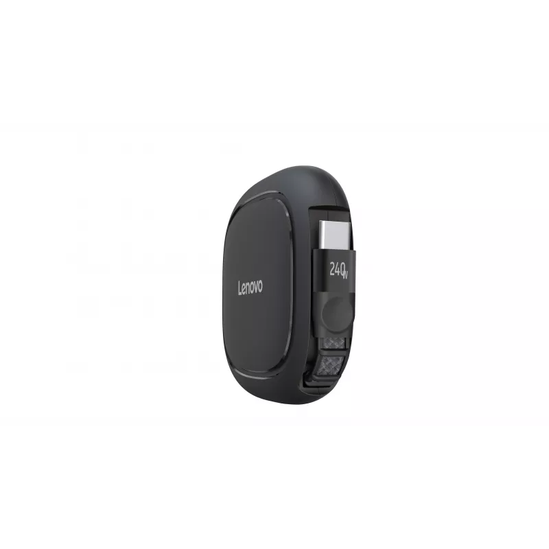 Lenovo 240W USB-C Cable retráctil, negro, 1,2 m, USB 2.0