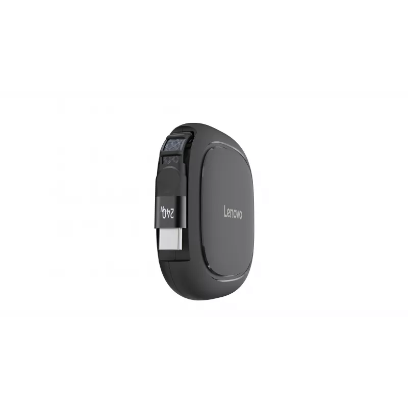 Lenovo 240W USB-C Cable retráctil, negro, 1,2 m, USB 2.0