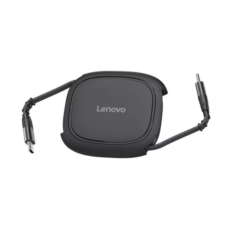 Lenovo 240W USB-C Cable retráctil, negro, 1,2 m, USB 2.0