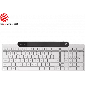 Lenovo Teclado Bluetooth con función de autocarga (Cloud Grey) GY41R69590