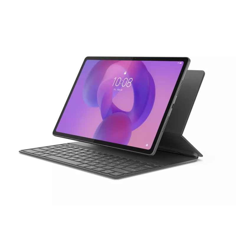 Lenovo Teclado Folio para Idea Tab Plus - Storm Grey, QWERTY US, Trackpad (ZG38C07528)