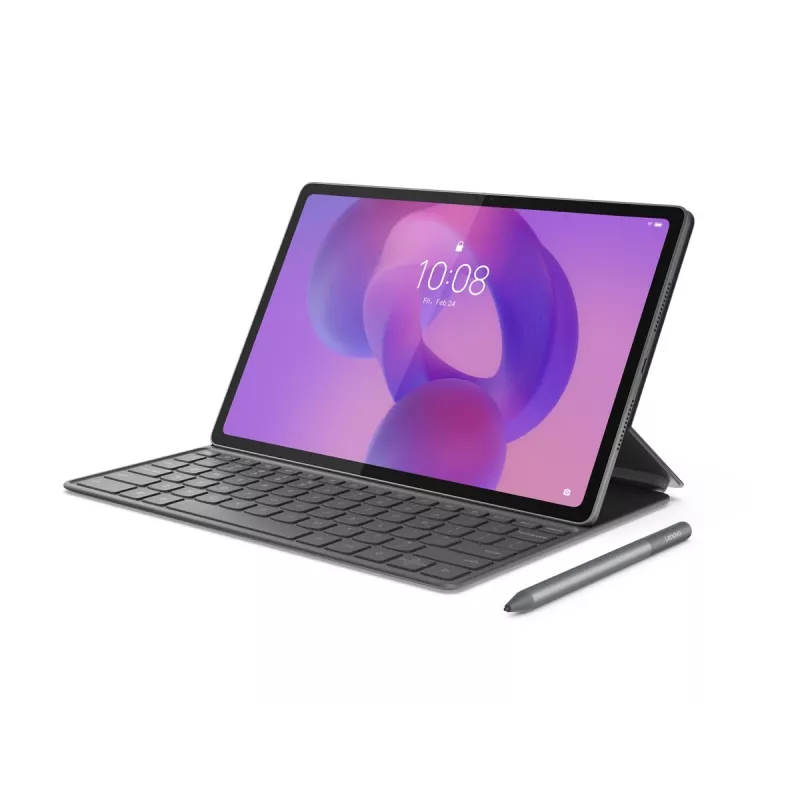 Lenovo Teclado Folio para Idea Tab Plus - Storm Grey, QWERTY US, Trackpad (ZG38C07528)