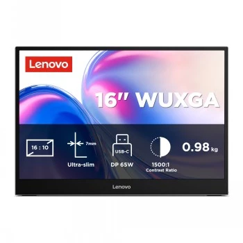 Lenovo L16 Monitor portátil IPS 16