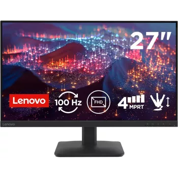 Lenovo L27-4E 27 pulgadas Full HD IPS monitor con AMD FreeSync, 75Hz, NearEdgeless, TÜV Eye Comfort, HDMI & DisplayPort (reacondicionado)