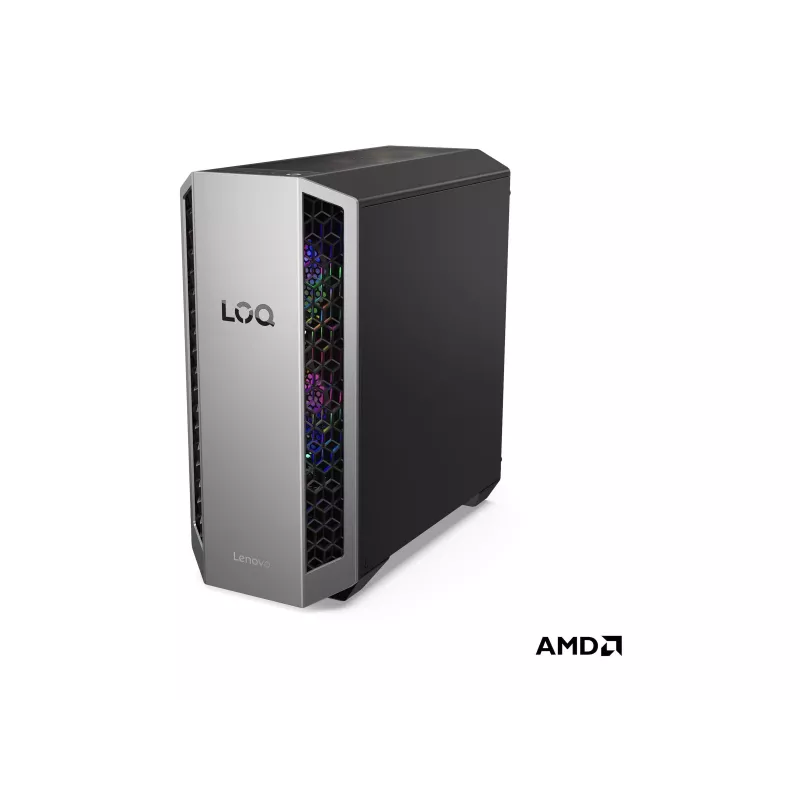 Lenovo LOQ Tower 26ADR10 PC de sobremesa gaming (AMD Ryzen 9 8945HX, 16GB DDR5, 1TB SSD, NVIDIA GeForce RTX 5070 12GB, Windows 11 Home)